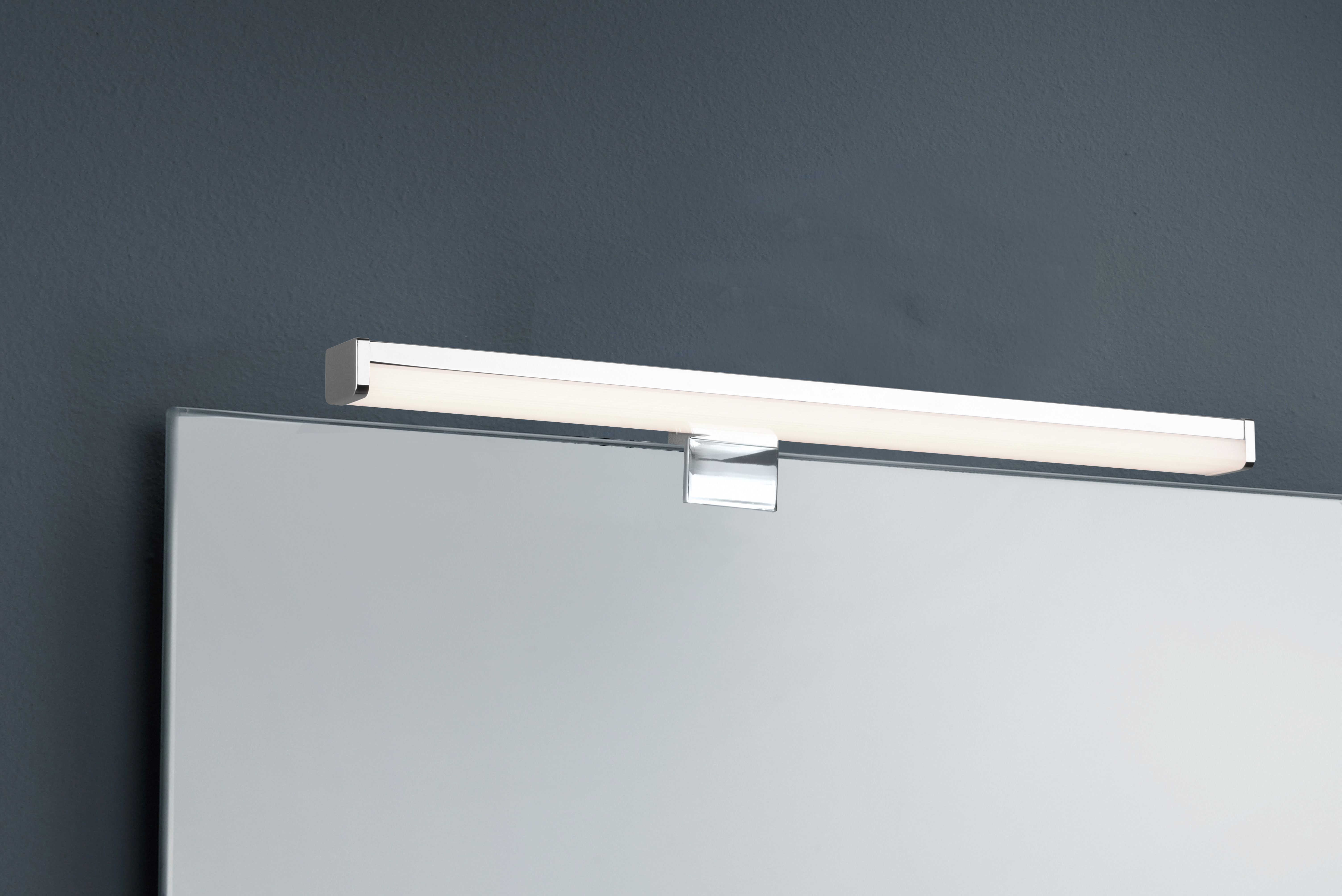 LINO H2O APPLIQUE CROMO ANCHE CON POSSIBILITA' DI AVVITARE SU SPECCHIO IP44 L. 40CM