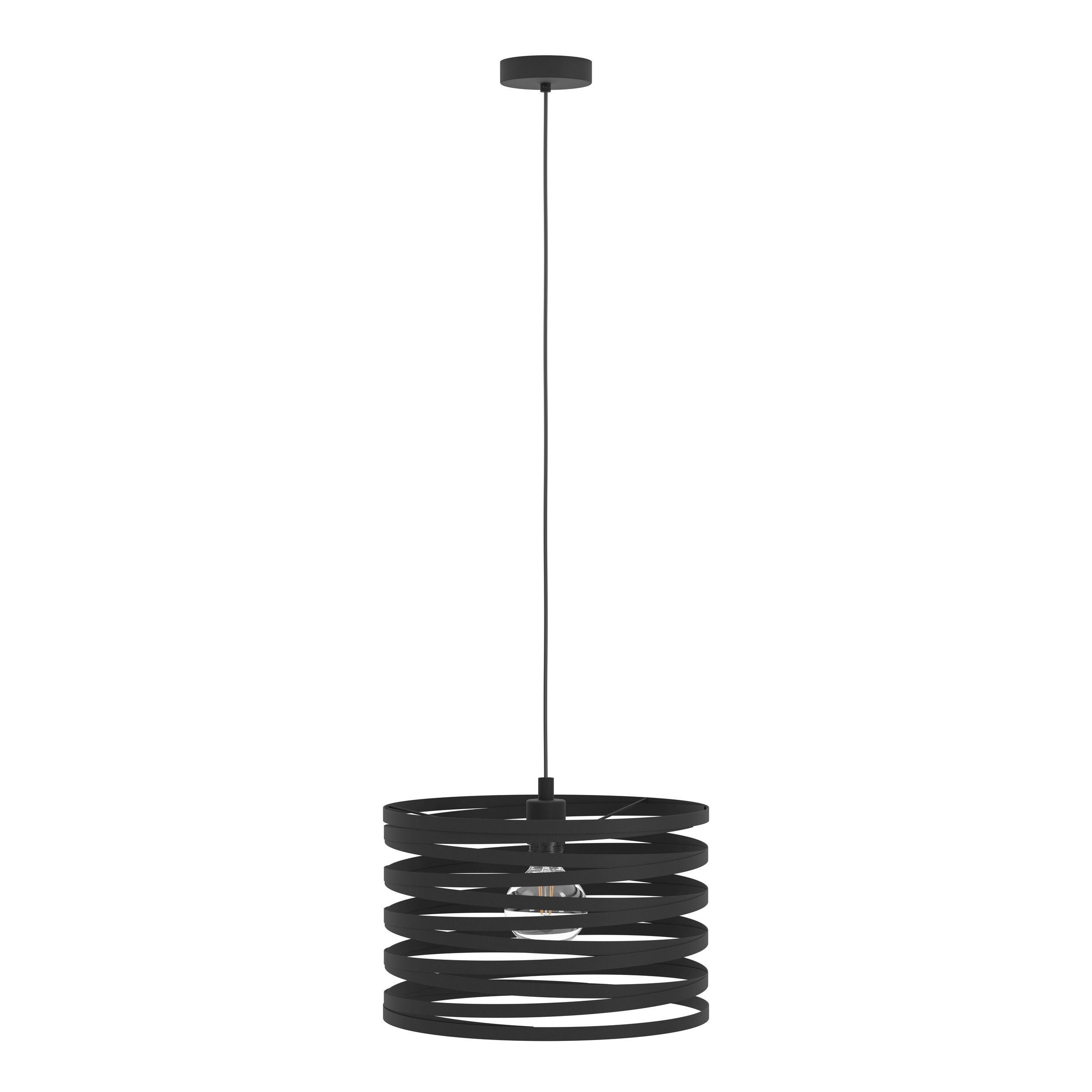 CREMELLA - Sospensione - E27 1X40W - Struttura in acciaio / finitura nero;
Ø370 H1100