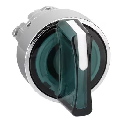 TESTA SELETTORE LUMINOSO VERDE