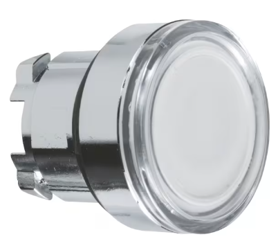 TESTA PULSANTE LUMINOSO BIANCO LED