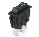 PULSANTE BIL.2PON/-/ON FASTON 6.3