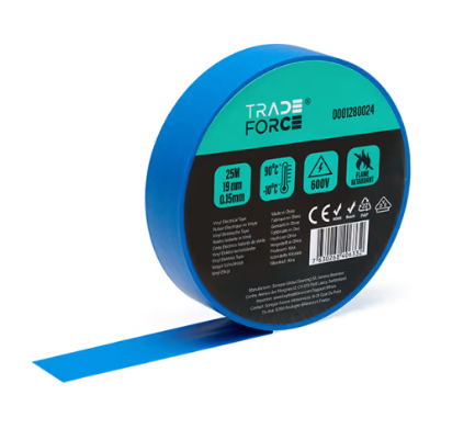 NASTRO ISOL.PVC 0.15MMX19MMX25M BLU