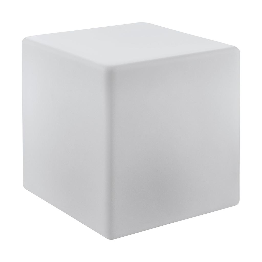 BOTTONA - Piantana - E27-LED 1X15W - Struttura in plastica / finitura bianco; IP65;
L300 x 300 H300