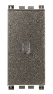 INTERRUTTORE 1P 16AX ASSIALE GRIGIO