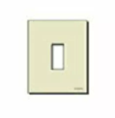 Placca 1M resina scatto avorio