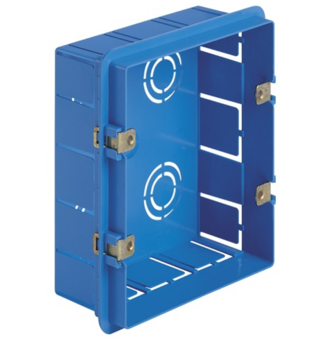 Scatola incasso 6M(3+3) azzurro