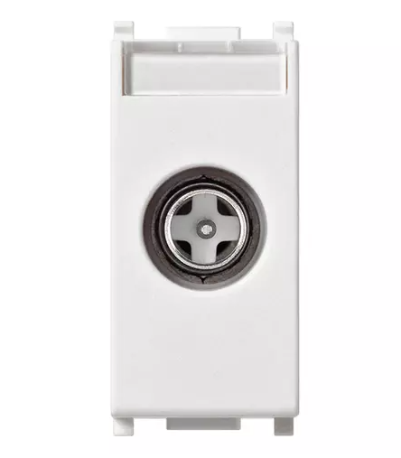 Presa TV-RD-SAT diretta bianco