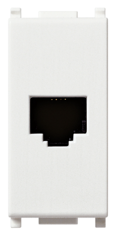 Presa RJ11 6/4 bianco