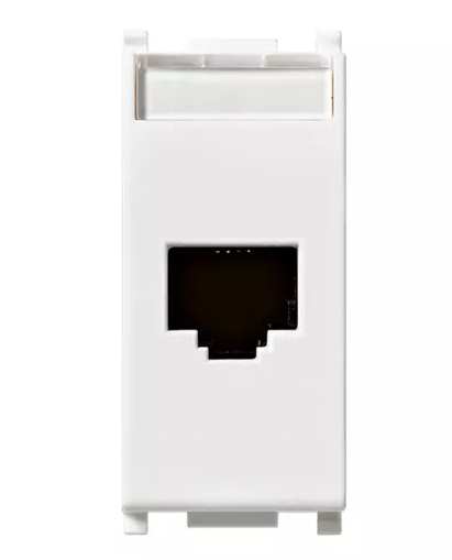 Presa RJ45 Netsafe Cat5e UTP bianco