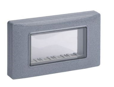 Calotta IP55 4M +viti grigio granito