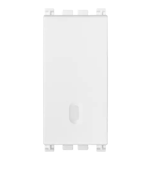 Pulsante 1P NO 10A bianco