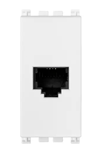 Presa RJ11 6/4 bianco