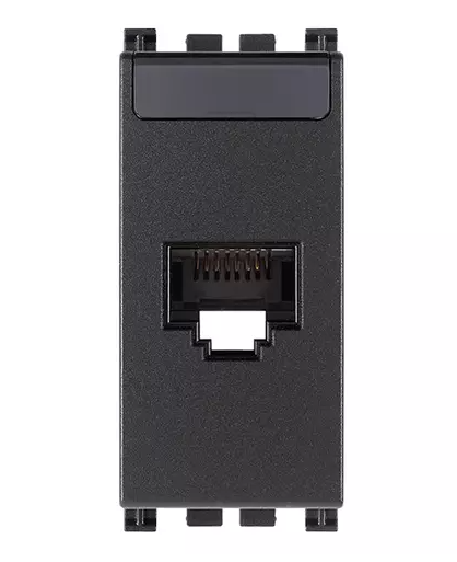 Presa RJ45 Netsafe Cat5e UTP grigio