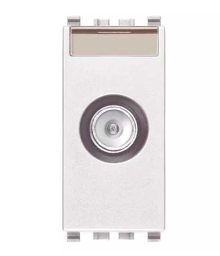 Presa TV-RD-SAT passante bianco