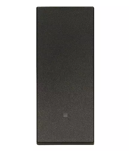 Interruttore 1P 10AX allineato nero