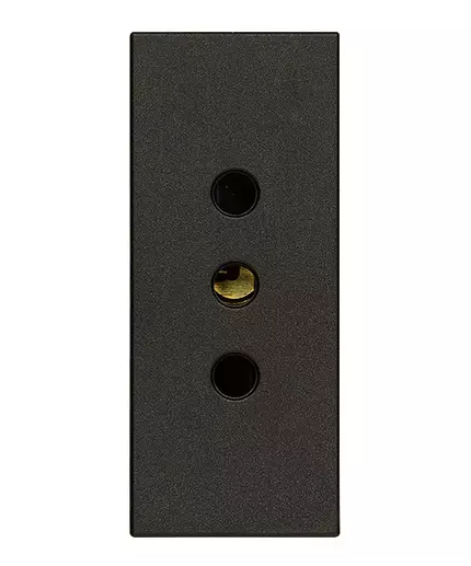 Presa 2P+T 10A P11 nero