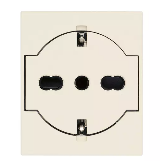 Presa 2P+T P40 universale a filo canapa