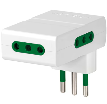 Adattatore mult. S17 + 3P17/11 bianco