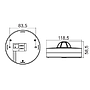 SENSORE MOV. PIR DA SOFFITTO 230V -
