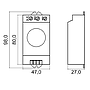 SENSORE DI MOV.MICRO ONDE 12-24VDC