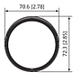 TELECAMERA BULLET HDCVI 5MP CMOS1/2