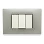 MIX PLACCA 3 POSTI GREY MOON