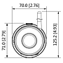 TELECAMERA BULLET IP WI-FI 2K 2.8MM