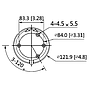 TELECAMERA DOME HDCVI 5MP CMOS1/2.7