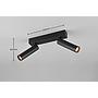 AMBALA incl. 2x SMD, 5,5W · 2x 500lm, 2300+3000+4000K