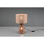STRAW LAMPADA DA TAVOLO IN RATTAN COLORE NATURALE CON ILLUMINAZIONE ANCHE NELLA BASE H.40,5CM