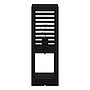 ALAMONTE 3 - Paletti basso - E27 1X60W - Struttura in alluminio, acciaio   / finitura nero; IP44;
L150 x 150 H450
