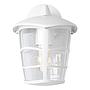 ALORIA - Applique - E27 1X60W - Struttura in alluminio fuso / finitura bianco; Diffusore in plastica / finitura chiaro; Dotazione per installazione angolare  ; IP44;
L170 x 190 H225