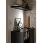 ANCHORENA-Z - Lampada da tavolo - LED 16W 2700-6500K 1800Lm inclusa - Struttura in legno, acciaio / finitura marrone, nero; Diffusore in plastica / finitura bianco;
L75 x 55 H465