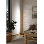 ANCHORENA-Z - Piantana - LED 35W 2700-6500K 3980Lm inclusa - Struttura in legno, acciaio / finitura marrone, nero; Diffusore in plastica / finitura bianco;
L105 x 55 H1500