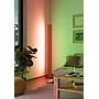 ANCHORENA-Z - Piantana - LED 35W 2700-6500K 3980Lm inclusa - Struttura in legno, acciaio / finitura marrone, nero; Diffusore in plastica / finitura bianco;
L105 x 55 H1500
