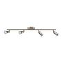 BUZZ-LED - Faretti - GU10-LED 4X2,8W inclusa - Struttura in acciaio / finitura nichel opaco;
L685 x 65