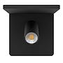 CIGLIE - Applique - GU10-LED 1X4,5W inclusa - Struttura in alluminio, acciaio   / finitura nero; Base caricabatterie wireless;
L180 x 210 H180