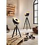COVALEDA - Piantana - E27 1X60W - Struttura in legno, acciaio / finitura nero, ottone, oro;
Ø550 H1640