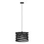CREMELLA - Sospensione - E27 1X40W - Struttura in acciaio / finitura nero;
Ø370 H1100