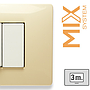 MIX PLACCA 3 POSTI BIANCO PARIGI