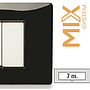MIX PLACCA 7 POSTI NERO PANTHER