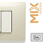 MIX PLACCA 3 POSTI BIANCO SAFARI