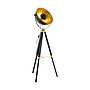 COVALEDA - Piantana - E27 1X60W - Struttura in legno, acciaio / finitura nero, ottone, oro;
Ø550 H1640
