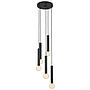 CORTENOVA - Sospensione - E27 5X60W - Struttura in acciaio / finitura nero;
Ø350 H1500