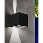 Applique LED IP65 Quadrata 2x5W CCT Antracite